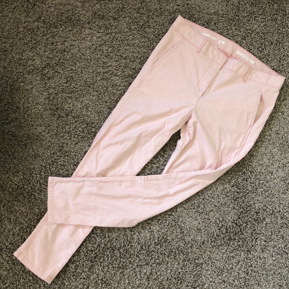 Women's Pink Striped Pants